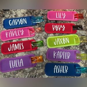 Personalized Ice Pop/ Popsicle/ Otter Pop Holders